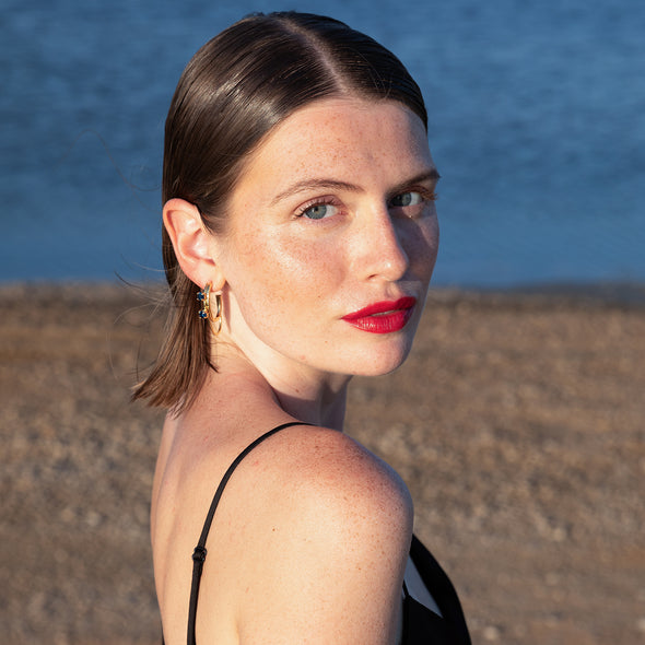 Boucles PENSEE CRISTAL