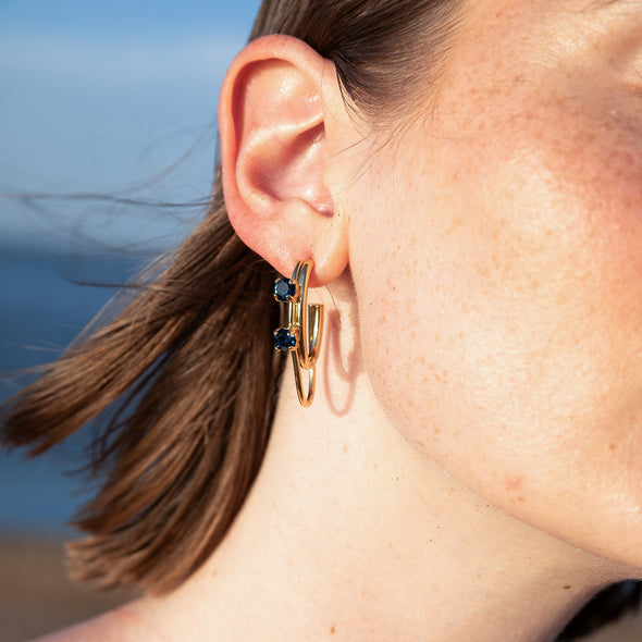 Boucles PENSEE CRISTAL